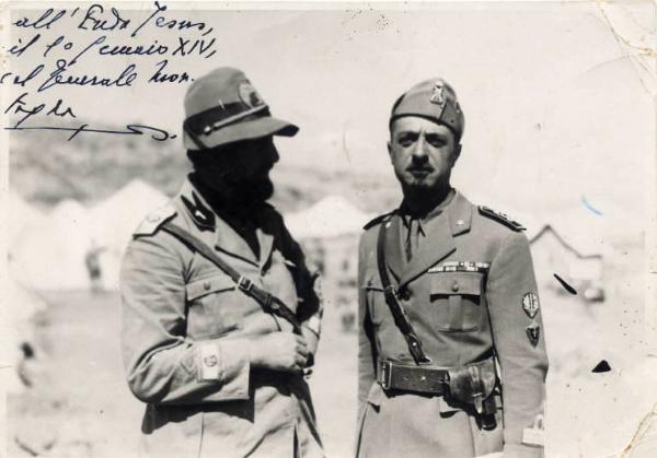 Giuseppe Bottai - Campagna di Etiopia - Ritratto con il generale Montagna
