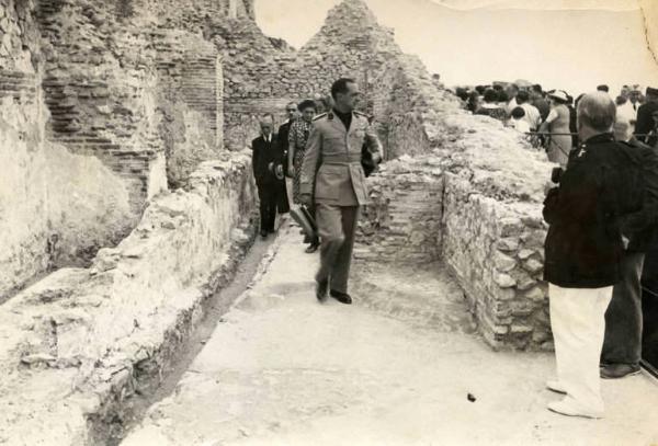 Giuseppe Bottai - Visita ai siti archeologici dell'isola di Capri