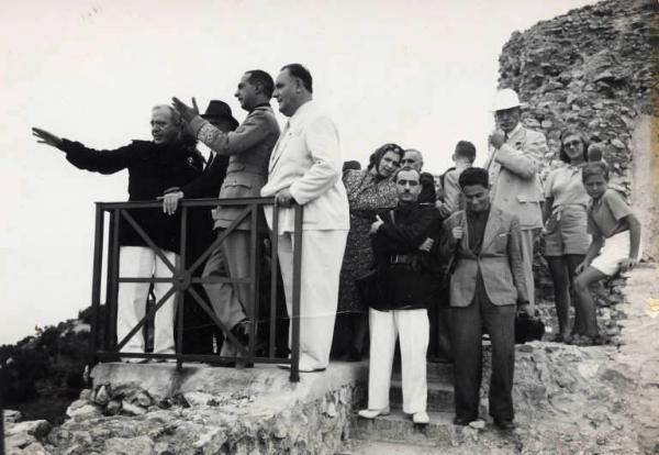 Giuseppe Bottai - Visita ai siti archeologici dell'isola di Capri