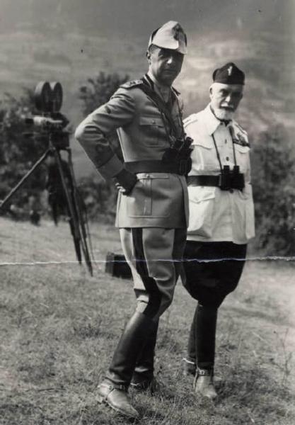 Giuseppe Bottai - Esercitazioni militari in Abruzzo