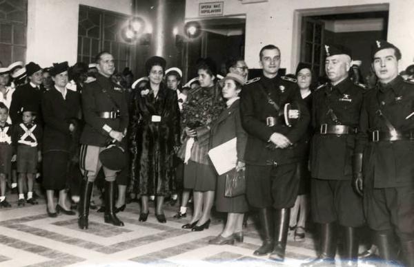 Giuseppe Bottai - Visita ad Atene - Visita alla Casa d'Italia