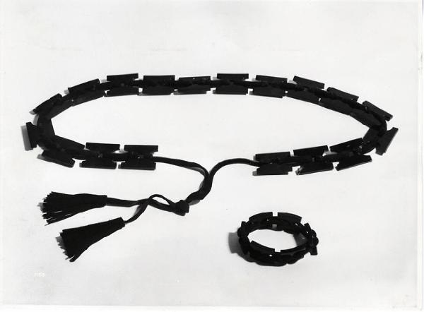 VII Triennale - Mostra dell'E.N.A.P.I. - Oreficerie - Cintura e bracciale