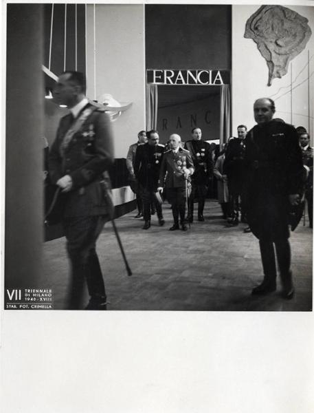VII Triennale - Inaugurazione - Visita del re d'Italia, Vittorio Emanuele III di Savoia - Giuseppe Bianchini - Carlo Alberto Felice
