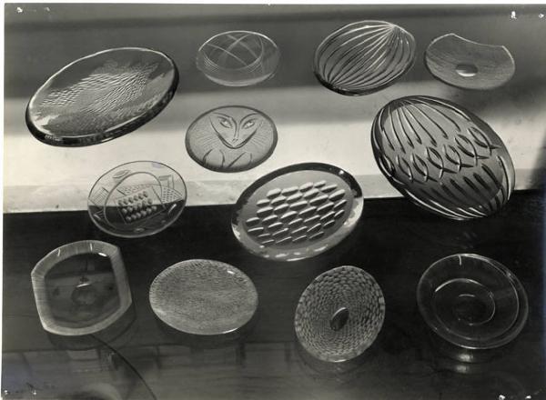 X Triennale - Mostra merceologica - Sezione C - Ciotole di cristallo - Erwin Burger