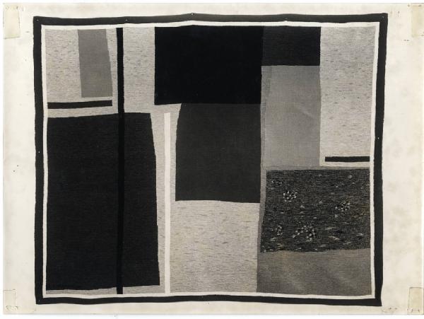 XI Triennale - Mostra delle Produzioni d'arte - Sezione dei tessuti - Arazzo di seta - Enrico Prampolini