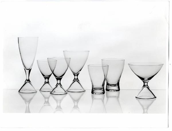 XI Triennale - Sezione della Germania - Bicchieri in vetro - Heinrich Loffelhardt