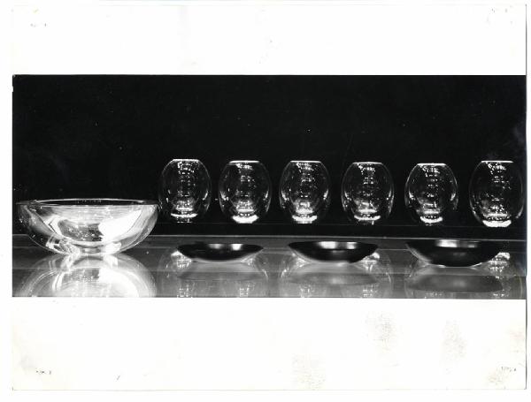 XI Triennale - Sezione del Belgio - Coppe e portacenere di cristallo - Charles Graffart