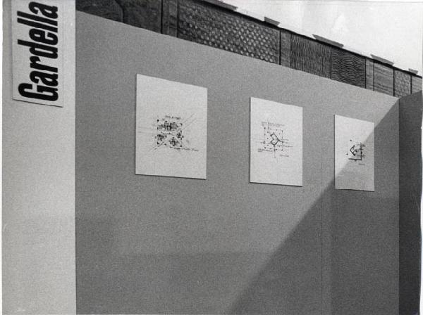 XVI Triennale - Primo ciclo - Il progetto di architettura - Salone d'onore - Otto progetti per Milano - Progetti di Ignazio Gardella