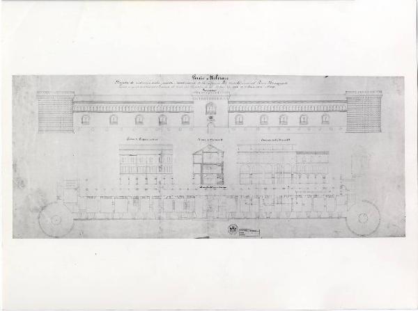 XVI Triennale - Terzo ciclo - Catasto dei disegni - Milano parco Sempione-spazio pubblico, architettura 1796-1980