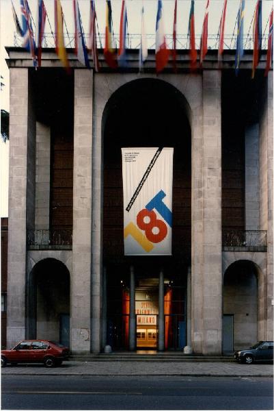 XVIII Triennale - Palazzo dell'Arte - Facciata d'ingresso