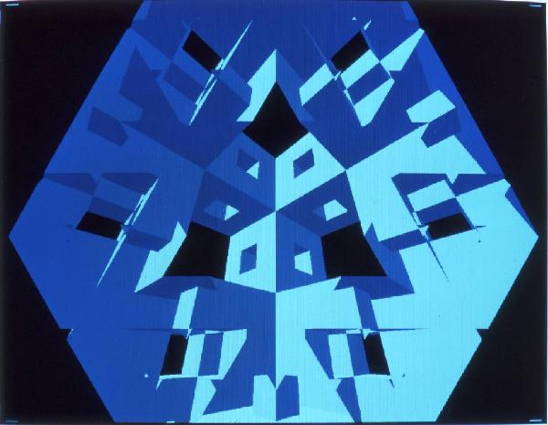 XVIII Triennale - Partecipazioni internazionali - Francia. La spirale e il cubo frattale - Il Cubo Frattale
