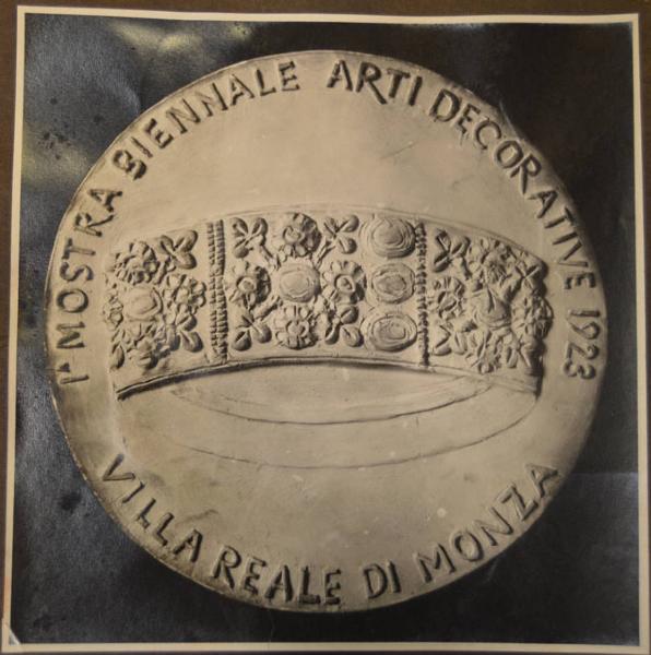 I Biennale - Medaglia commemorativa di bronzo dello scultore Francesco Penna