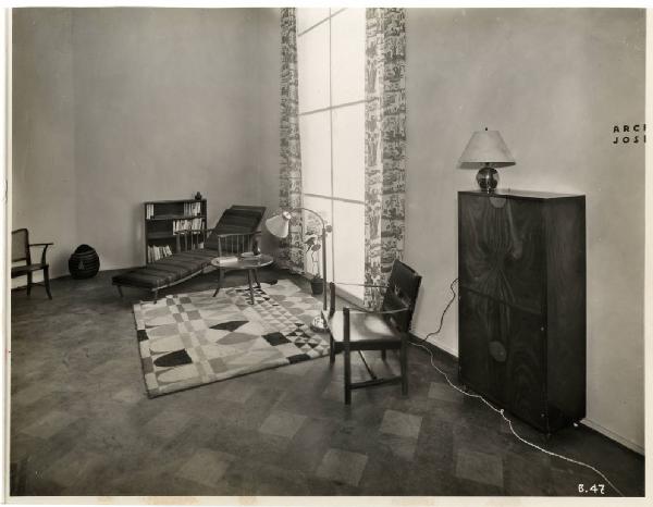 IV Triennale - Mostre estere - Austria - Living room di Josef Frank