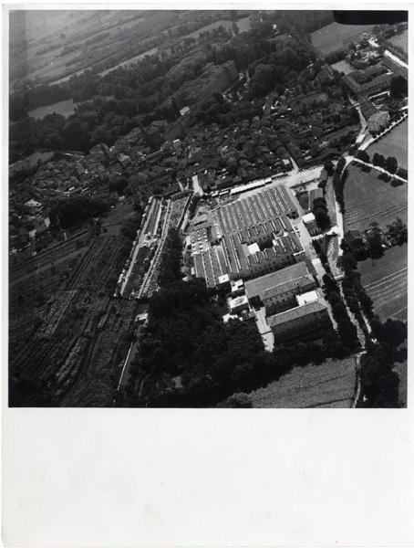 XII Triennale - La casa e la scuola - Settore rurale - Agliè - Veduta aerea