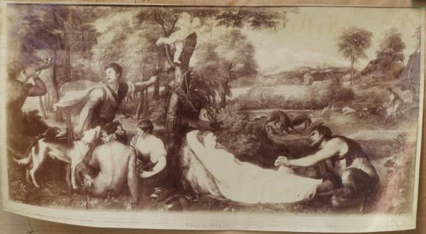 Tiziano - Venere del Pardo - Venere, Giove e Antiope - Dipinto - Olio su tela - Parigi - Museo del Louvre