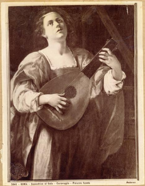 Gentileschi, Artemisia - Santa Cecilia - Dipinto - Olio su tela - Roma - Palazzo Spada