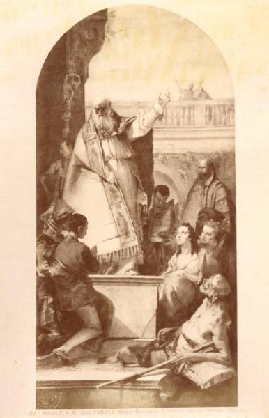 Tiepolo, Giambattista - Miracolo di san Patrizio d'Iralnda (san Paolino risana un ossesso) - Dipinto - Olio su tela - Padova - Musei Civici