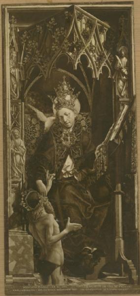 Pacher, Michael - San Gregorio Magno - Altare dei Padri della Chiesa - Dipinto su tavola - Monaco - Alte Pinakothek