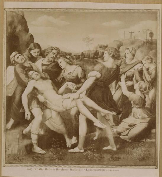 Sanzio, Raffaello - Il Trasporto di Cristo (La Deposizione Borghese) - Dipinto - Olio su tavola - Roma - Galleria Borghese
