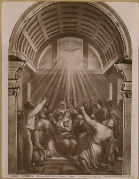 Vecellio, Tiziano - La Pentecoste - Dipinto - Olio su tela - Venezia - Chiesa di Santa Maria della Salute