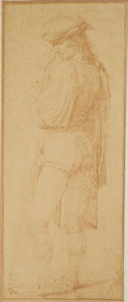 Ubertini, Francesco detto Bachiacca - Studio di figura per il dipinto con Storie di Giuseppe - Disegno - Vienna - Albertina