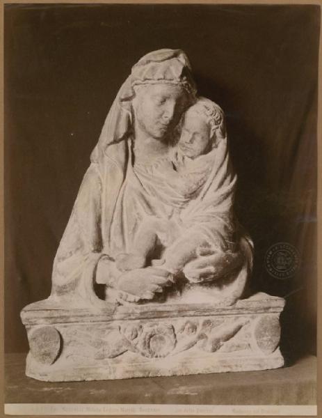 Ghiberti, Lorenzo (bottega) - Madonna con Bambino - Scultura - Bergamo - Accademia Carrara