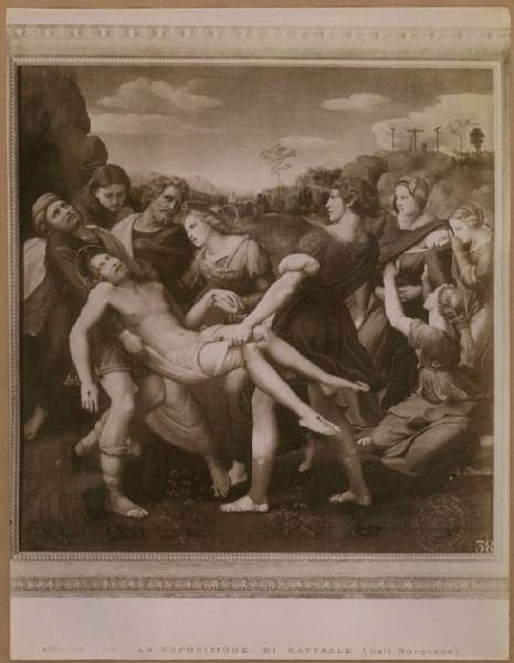 Sanzio, Raffaello - Il Trasporto di Cristo (La Deposizione Borghese) - Dipinto - Olio su tavola - Roma - Galleria Borghese