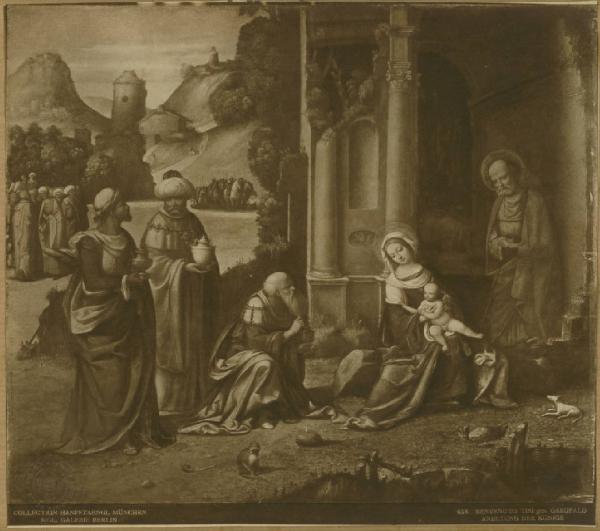 Tisi, Benvenuto detto Garofalo - Adorazione dei Magi - Dipinto - Olio su tavola - Berlino - Staatliche Museen - Gemäldegalerie