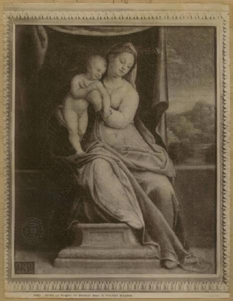 Santi di Tito - Madonna con Bambino - Dipinto - Roma - Galleria Borghese