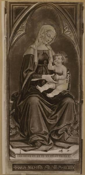 Piermatteo d'Amelia - Madonna con Bambino - Dipinto su tavola - Berlino - Staatliche Museen - Gemaldegalerie