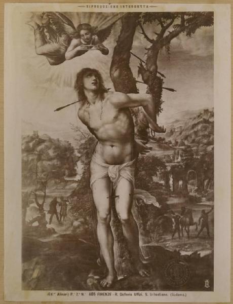 Bazzi, Giovanni Antonio detto Sodoma - Martirio di san Sebastiano - Dipinto - Olio su tela - Firenze - Uffizi
