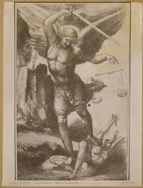 Bazzi, Giovanni Antonio detto Sodoma - San Michele Arcangelo - Disegno - Parigi - Louvre - Département des Arts graphiques