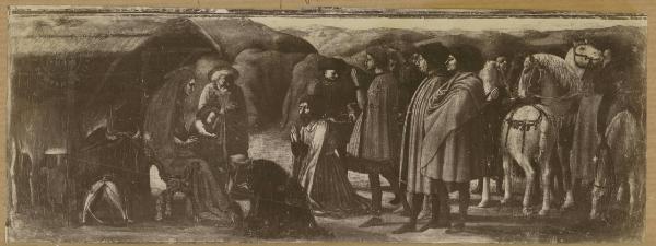 Masaccio - Adorazione dei Re Magi - Dipinto - Tempera su tavola - Berlino - Staatliche Museen - Gemäldegalerie