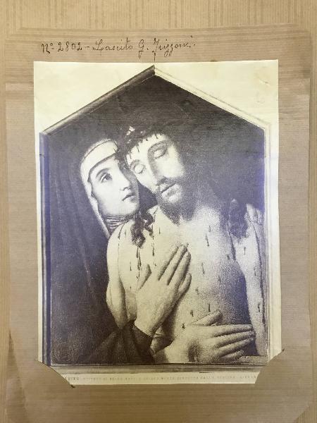 Cristo morto sorretto dalla Vergine - Pietà - Dipinto - Olio su tavola - Urbino - Istituto di Belle Arti