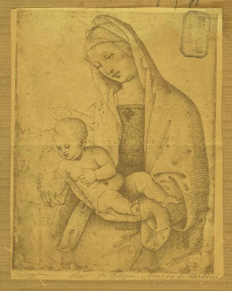 Madonna con Bambino - Disegno - Berlino?