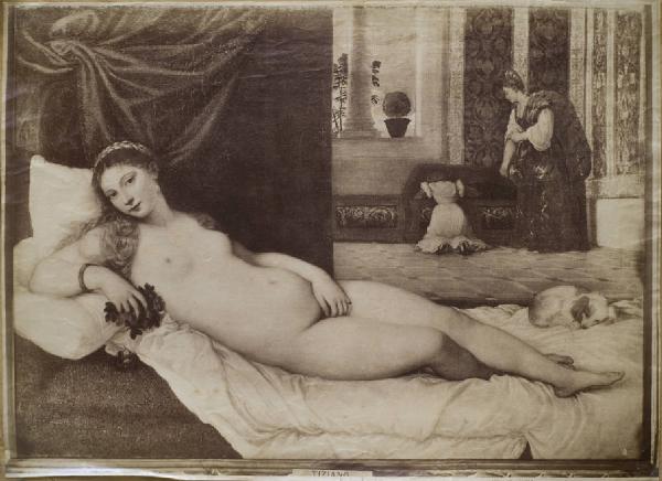 Vecellio, Tiziano - Venere di Urbino - Dipinto - Olio su tela - Firenze - Uffizi