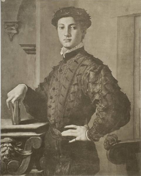 Agnolo di Cosimo detto Bronzino - Ritratto di giovane uomo - Dipinto su tavola