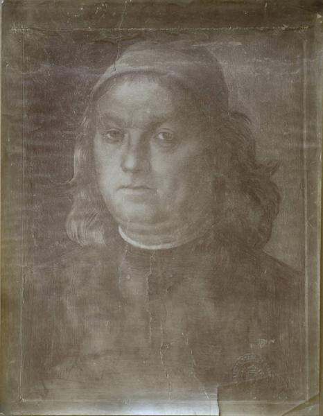 Vannucci, Pietro detto Perugino - Autoritratto - Affresco - Perugia - Collegio del Cambio