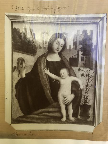 Suardi, Bartolomeo detto Bramantino - Madonna con Bambino - Dipinto - Tempera su tavola - Parigi - Collezione Goloubeff