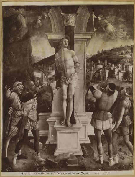 Foppa, Vincenzo - Martirio di san Sebastiano - Dipinto - Tempera e olio su tavola trasportata su tela - Milano - Castello Sforzesco - Pinacoteca