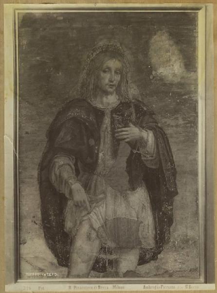 Ambrogio da Fossano detto Bergognone - San Rocco - Affresco trasportato su tela - Milano - Pinacoteca di Brera