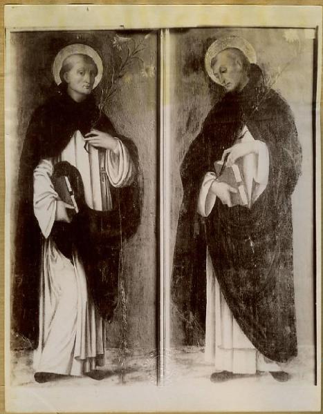 Stella, Fermo detto Fermo da Caravaggio - Santi domenicani - Scomparti - Dipinto su tavola - Bergamo - Chiesa di Sant'Alessandro della Croce