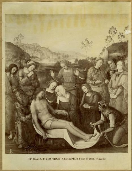 Vannucci, Pietro detto Perugino - Compianto su Cristo morto - Dipinto - Olio su tavola - Firenze - Palazzo Pitti - Galleria Palatina