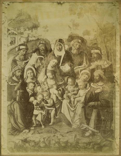 Fasolo, Lorenzo da Pavia - Genealogia della Vergine - Dipinto su tavola - Parigi - Museo del Louvre