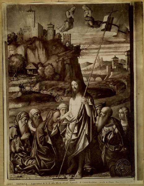 Rizzo, Francesco detto Rizzo da Santacroce - Cristo risorto - Dipinto su tavola - Venezia