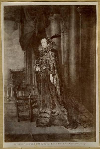 Van Dyck, Antoon - Ritratto di Paolina Adorno, marchesa Brignole Sale - Dipinto - Olio su tela - Genova - Palazzo Rosso