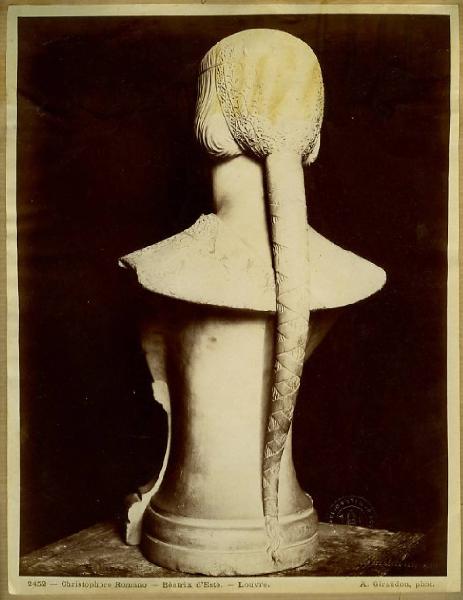 Romano, Giovanni Cristoforo - Ritratto di Beatrice d'Este - Scultura in marmo - Parigi - Louvre - Département des Sculptures