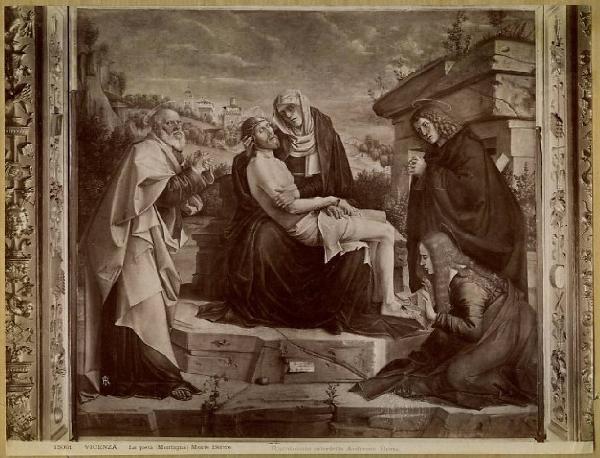 Cincani, Bartolomeo detto Bartolomeo Montagna - Pietà - Dipinto - Olio su tavola - Vicenza - Basilica di Monte Bérico
