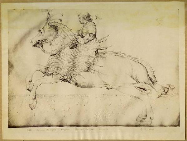 Bellini, Jacopo - Pegaso - Disegno - Quaderno di schizzi - Parigi - Louvre - Département des Arts graphiques
