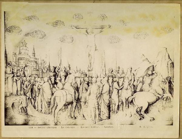 Bellini, Jacopo - Crocifissione - Disegno - Quaderno di schizzi - Parigi - Louvre - Département des Arts graphiques